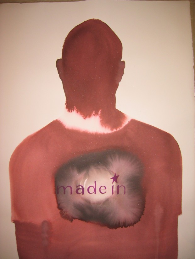 Françoise Petrovitch, Made In, 2003, Tinte auf Papier, 80x60 cm
