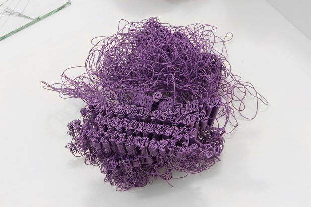 Fabian Hesse, N.n.nnnn (Dynamic Data), 2014, 3D-Print, PLA, 36 x 36 x 20 cm