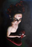 Amina Broggi, I am 1, 2011, Acryl auf Leinwand, 200 x 140 cm