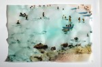 Cony Theis, Strandleben, Côte d’Azur 1, 2008,Chin. Tusche, Oel, Transparentpapier, 29,7 x 42 cm