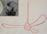 Ransome Stanley, Heat, 2011, Mischtechnik auf Papier, 56 x 76cm
