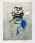 Ransome Stanley, Heroes 1, 2019, Mischtechnik auf Papier, 40 x 30 cm
