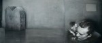 Ransome Stanley, Slumberland, 2012, Kohle und Pastell auf Karton, 80 x 175 cm