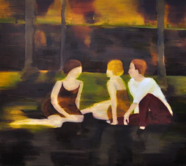 Barbara Petzold, Sommer, 2013, Öl auf Nessel, 160x180cm