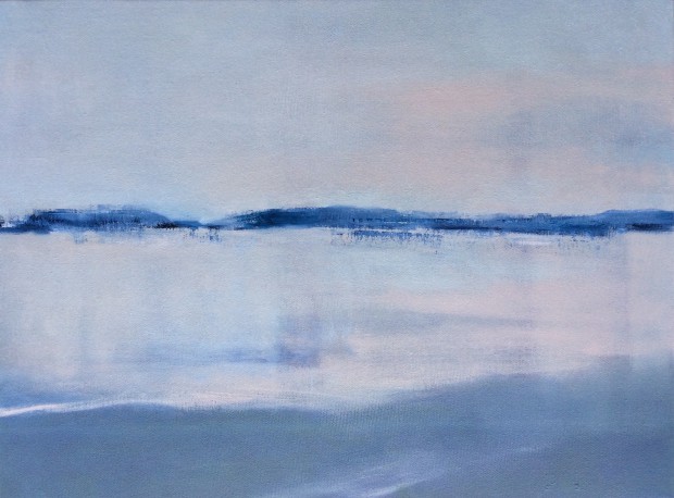 Cris Pink, Früh Morgens I, 2016, Öl auf Leinwand,  40 x 30 cm