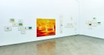 Raumansicht in der Galerie, Ausstellung Barbara Petzold, En Hod, 2017