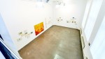 Raumansicht in der Galerie, Ausstellung Barbara Petzold, En Hod, 2017
