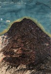 Peter Wehr, keine Erde, keine Erde, Toscas la Atalayeja, 2017, Wasserfarben und Kreide auf Papier, 100x70 cm
