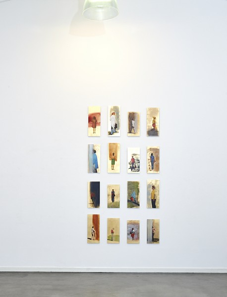 Galerieansicht mit Thomas Kälberlohs Serie Ikonen