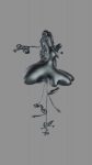Fabian Hesse, Arabidopsis - highlight/drought/C (Ackerschmalwand; SUPERPROTEINE), Rendering, 2019/2020, Ed. 7, C-Print auf Aludibond, 50 x 40 cm