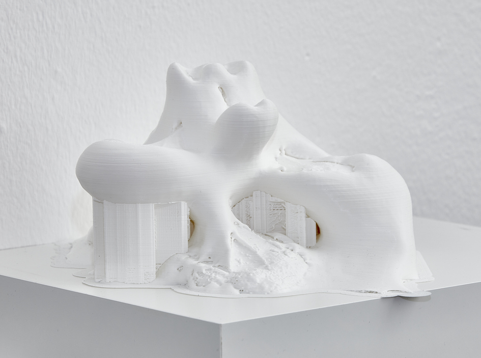 Fabian Hesse & Mitra Wakil, Plantomerat 5, 2021, Ed.2+2AP, 14x18x15cm, 3D Prints Bioplastic (zu ARTvent 22 für 600 €)