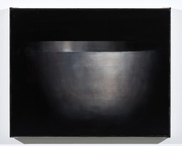 Norbert Frensch, F3-20, 2020, Öl, Dammar und Acryl auf Leinwand, 40 x 50 cm