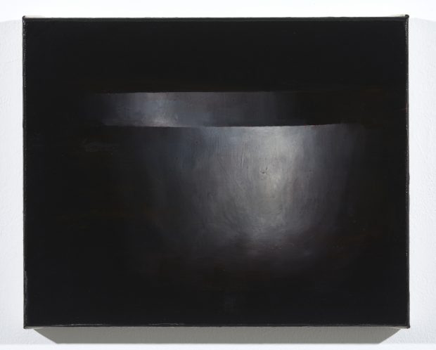 Norbert Frensch, F6-21, 2021, Öl, Dammar und Acryl auf Leinwand, 40 x 50 cm