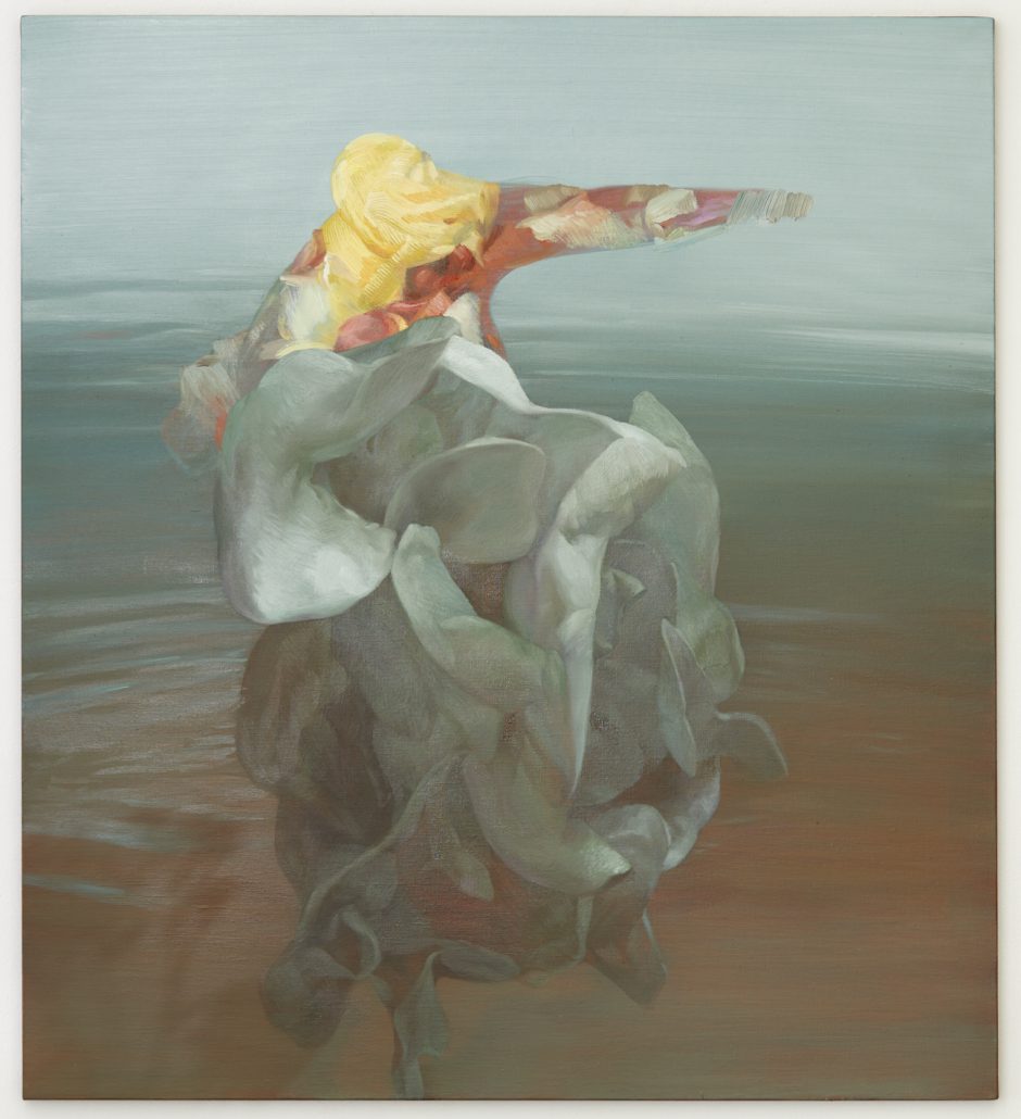 Ivan Kostolov, Unbekanntes Spiel (nach Watteau), 2023, 89 x 116 cm