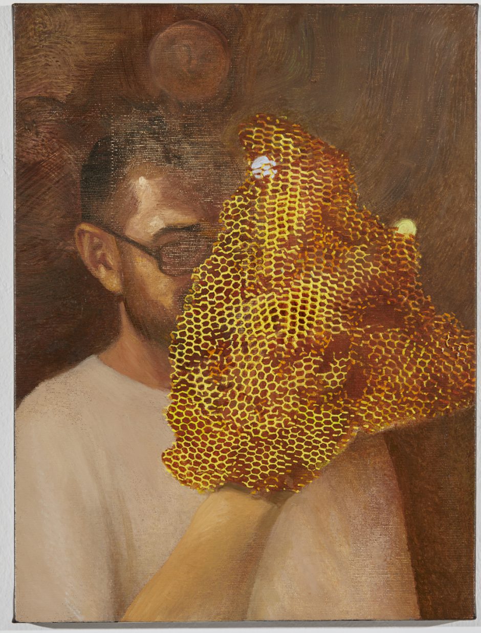 Ivan Kostolov, o.T., 2021, 40x30 cm, Öl/Leinwand