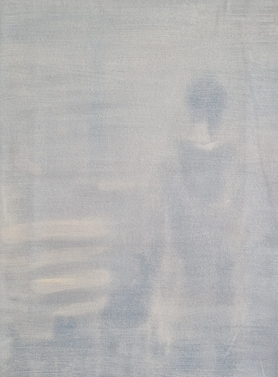 Barbara Petzold, Spaziergang, 2024, Öl auf Nessel, 40 x 30 cm