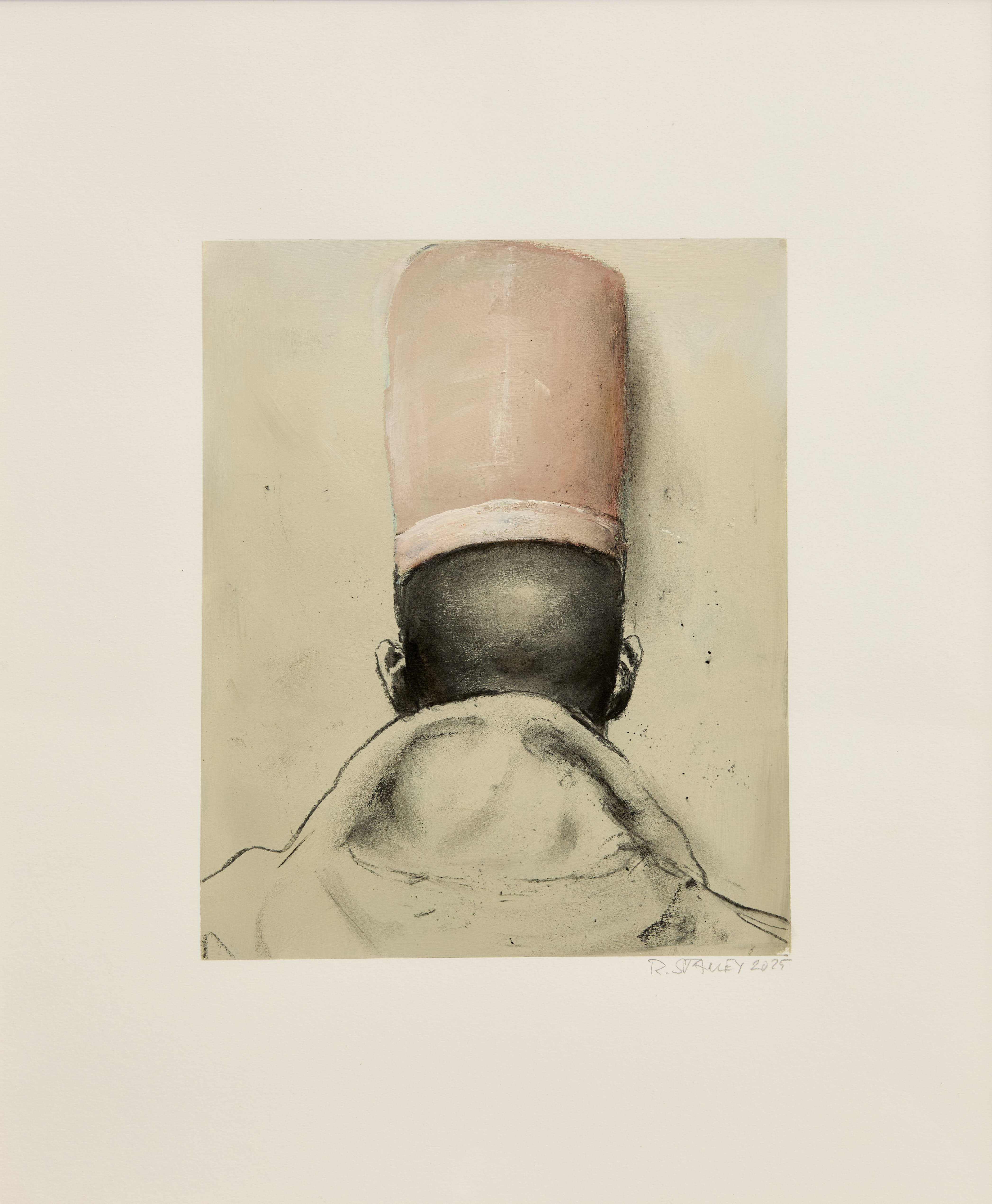 Ransome Stanley, o. T., 2025, Mischtechnik auf Papier, 60 x 50 cm